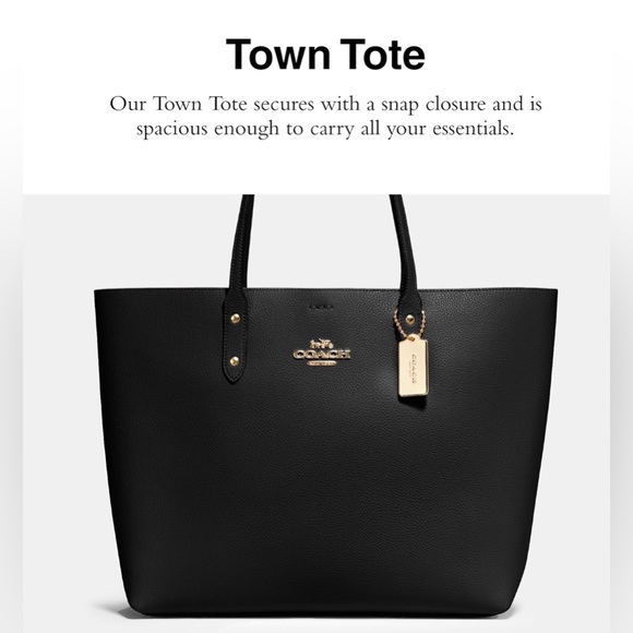 Coach Town tote NWOT - Picture 3 of 11